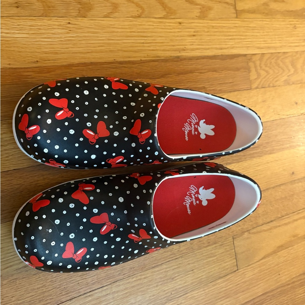 Disney Black and Red Polka Dot Slippers